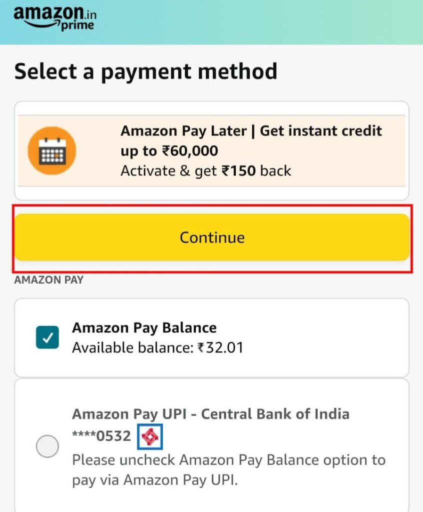 Amazon pay