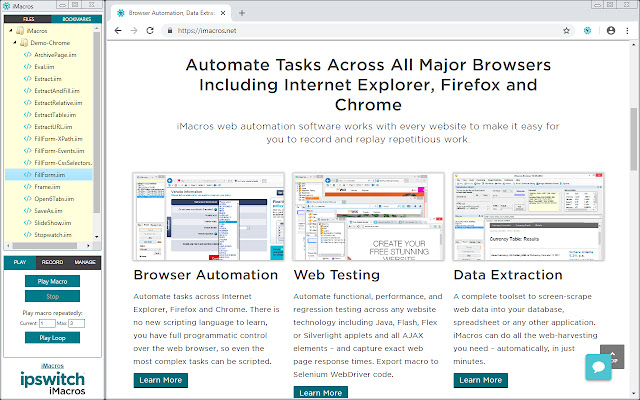 Imacros - chrome extensions